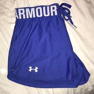Blue Under Armour shorts